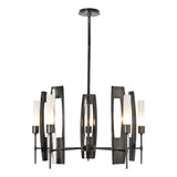 Hubbardton Forge 2024 Ink Frosted Glass (FD) Multi Passage 5-Light Circular Pendant