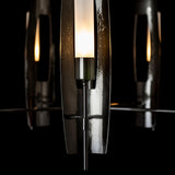 Hubbardton Forge 2024 Ink Frosted Glass (FD) Multi Passage 5-Light Circular Pendant