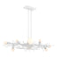 Hubbardton Forge 2024 White Multi Brindille 8-Light Linear Pendant