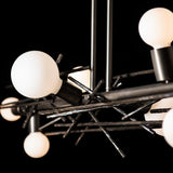 Hubbardton Forge 2024 Dark Smoke Multi Brindille 8-Light Linear Pendant