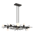 Hubbardton Forge 2024 Oil Rubbed Bronze Multi Brindille 8-Light Linear Pendant