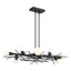 Hubbardton Forge 2024 Ink Multi Brindille 8-Light Linear Pendant