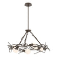 Hubbardton Forge 2024 Bronze Multi Brindille 6-Light Circular Pendant