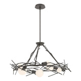 Hubbardton Forge 2024 Dark Smoke Multi Brindille 6-Light Circular Pendant