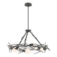 Hubbardton Forge 2024 Natural Iron Multi Brindille 6-Light Circular Pendant