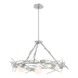 Hubbardton Forge 2024 Vintage Platinum Multi Brindille 6-Light Circular Pendant