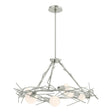 Hubbardton Forge 2024 Sterling Multi Brindille 6-Light Circular Pendant