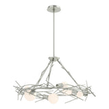 Hubbardton Forge 2024 Sterling Multi Brindille 6-Light Circular Pendant