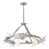 Hubbardton Forge 2024 Sterling Multi Brindille 6-Light Circular Pendant