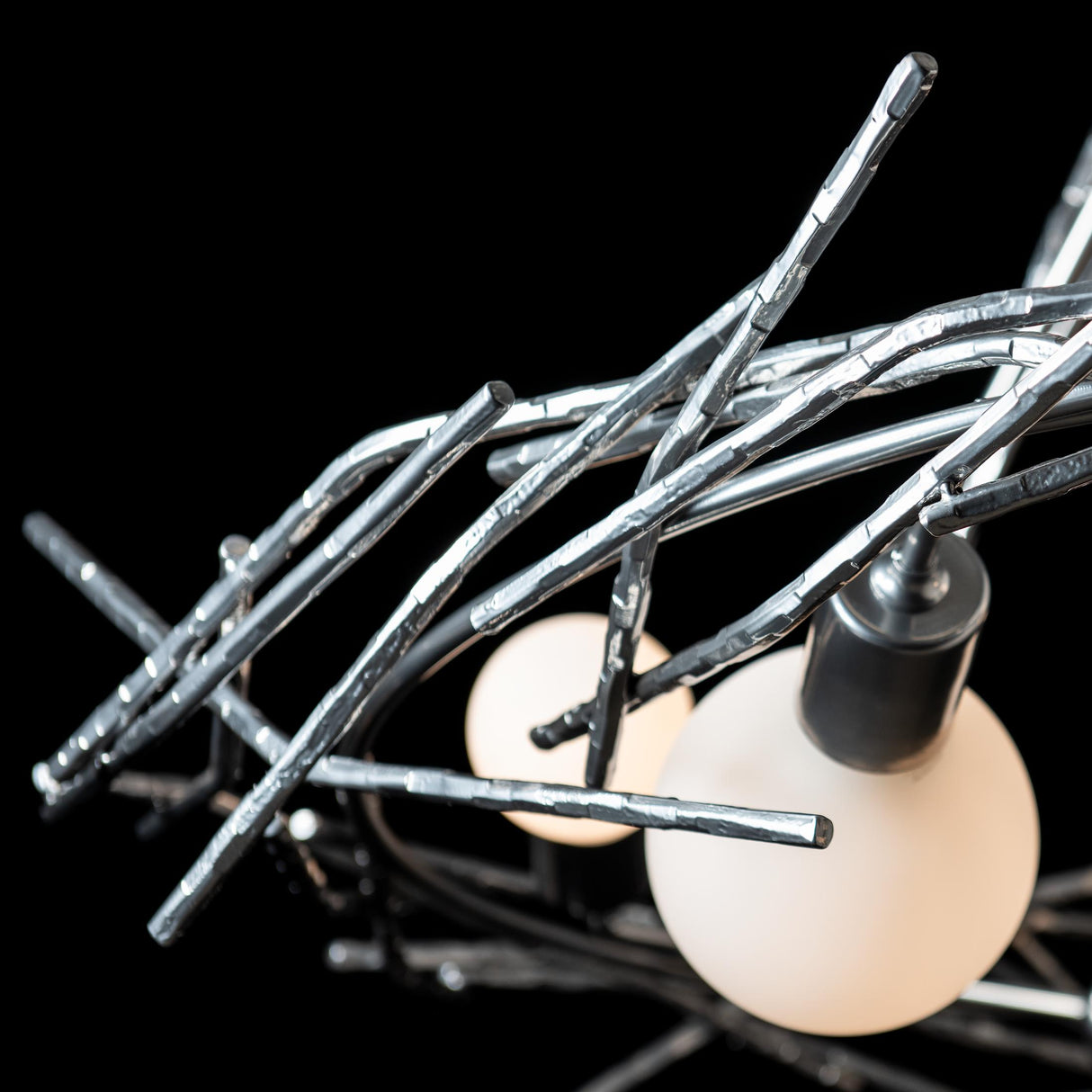 Hubbardton Forge 2024 Sterling Multi Brindille 6-Light Circular Pendant