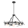 Hubbardton Forge 2024 Ink Multi Brindille 6-Light Circular Pendant
