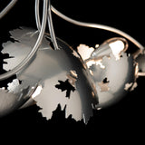 Hubbardton Forge 2024 Sterling Clear Glass with Frosted Diffuser (YE) Multi Pangea 6-Light Linear Pendant