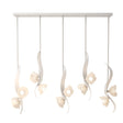 Hubbardton Forge 2024 White Frosted Glass (FD) Multi Mika 10-Light Pendant