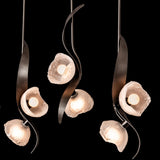 Hubbardton Forge 2024 Oil Rubbed Bronze Frosted Glass (FD) Multi Mika 10-Light Pendant