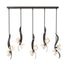 Hubbardton Forge 2024 Oil Rubbed Bronze Frosted Glass (FD) Multi Mika 10-Light Pendant