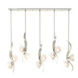 Hubbardton Forge 2024 Sterling Frosted Glass (FD) Multi Mika 10-Light Pendant