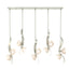 Hubbardton Forge 2024 Sterling Frosted Glass (FD) Multi Mika 10-Light Pendant