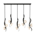 Hubbardton Forge 2024 Ink Frosted Glass (FD) Multi Mika 10-Light Pendant