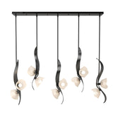 Hubbardton Forge 2024 Ink Frosted Glass (FD) Multi Mika 10-Light Pendant