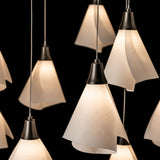 Hubbardton Forge 2025 Dark Smoke Spun Frost (SH) Standard Mobius 10-Light Mobile Pendant
