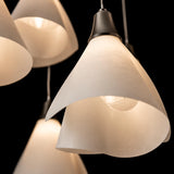 Hubbardton Forge 2025 Dark Smoke Spun Frost (SH) Standard Mobius 10-Light Mobile Pendant
