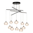 Hubbardton Forge 2025 Oil Rubbed Bronze Frosted Glass (FD) Standard Ume 10-Light Mobile Pendant