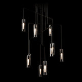 Hubbardton Forge 2025 Ink Clear Glass (ZM) Standard Exos 10-Light Mobile Pendant