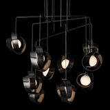 Hubbardton Forge 2025 Ink Opal Glass (GG) Standard Riza 10-Light Mobile Pendant