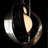 Hubbardton Forge 2025 Ink Opal Glass (GG) Standard Riza 10-Light Mobile Pendant