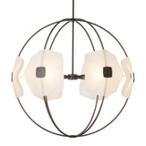 Hubbardton Forge 2025 Dark Smoke Frosted Glass (FD) Multi Astra Orb Small Pendant