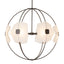 Hubbardton Forge 2025 Dark Smoke Frosted Glass (FD) Multi Astra Orb Small Pendant