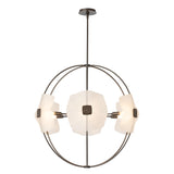 Hubbardton Forge 2025 Dark Smoke Frosted Glass (FD) Multi Astra Orb Small Pendant
