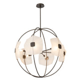 Hubbardton Forge 2025 Dark Smoke Frosted Glass (FD) Multi Astra Orb Small Pendant