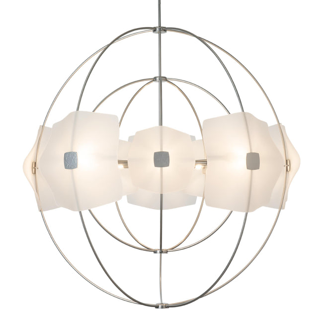 Hubbardton Forge 2025 Sterling Frosted Glass (FD) Multi Astra Orb Large Pendant