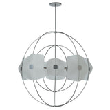 Hubbardton Forge 2025 Sterling Frosted Glass (FD) Multi Astra Orb Large Pendant