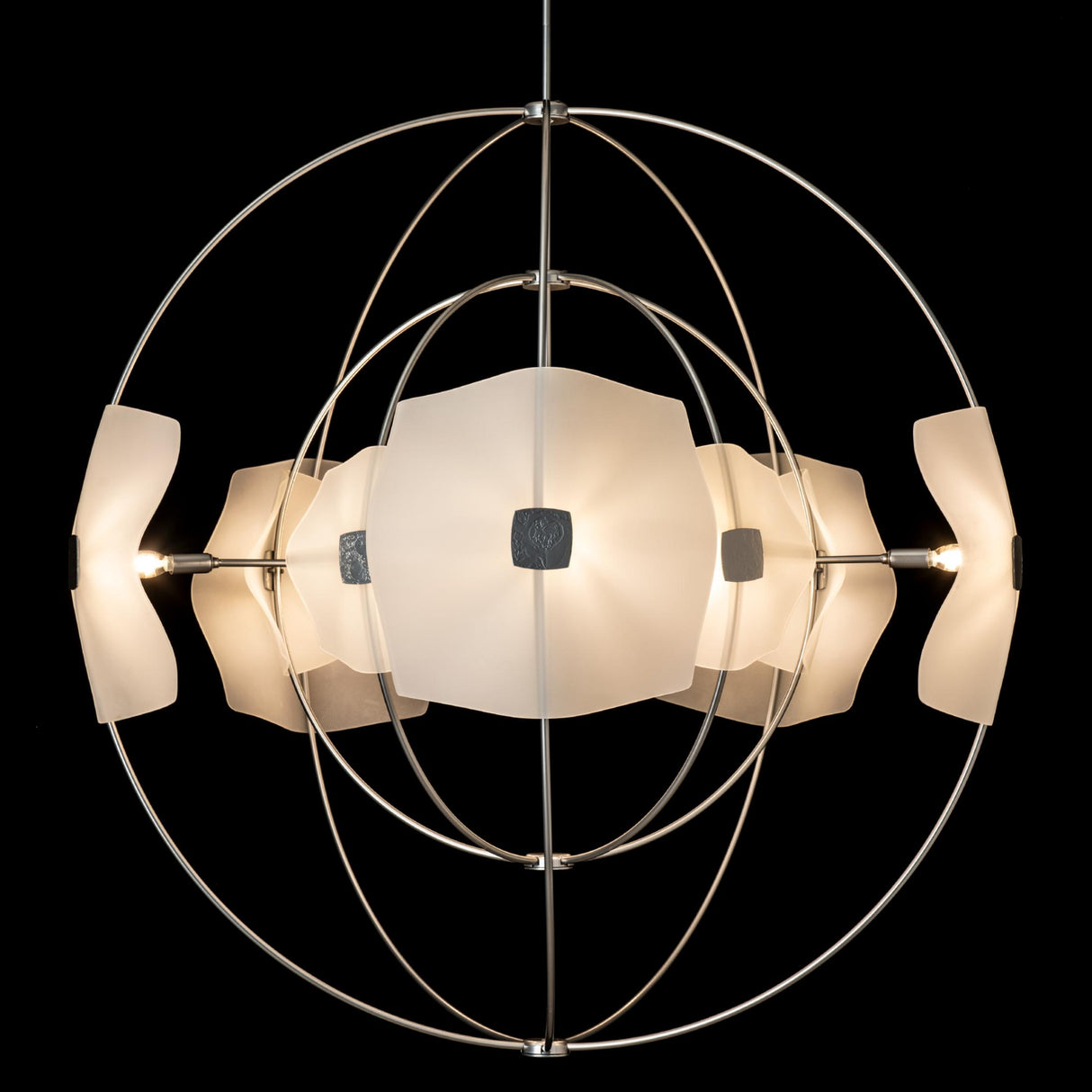 Hubbardton Forge 2025 Sterling Frosted Glass (FD) Multi Astra Orb Large Pendant