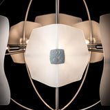 Hubbardton Forge 2025 Sterling Frosted Glass (FD) Multi Astra Orb Large Pendant