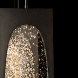 Hubbardton Forge 2024 Oil Rubbed Bronze Seeded Clear Glass (II) Multi Cypress 5-Light Pendant