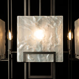 Hubbardton Forge 2025 Oil Rubbed Bronze Frosted Glass (FD) Multi Geo 4-Light Pendant