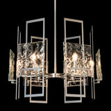 Hubbardton Forge 2025 Sterling Clear Glass (ZM) Multi Geo 6-Light Pendant