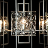 Hubbardton Forge 2025 Sterling Clear Glass (ZM) Multi Geo 6-Light Pendant