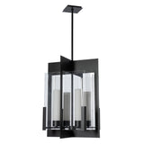 Hubbardton Forge 2025 Black Clear Glass (ZM) Multi Summit Lantern