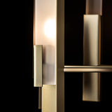 Hubbardton Forge 2025 Modern Brass Frosted Glass (FD) Multi Summit 8-Light Pendant
