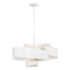 Hubbardton Forge 2025 White Multi Zen Pendant