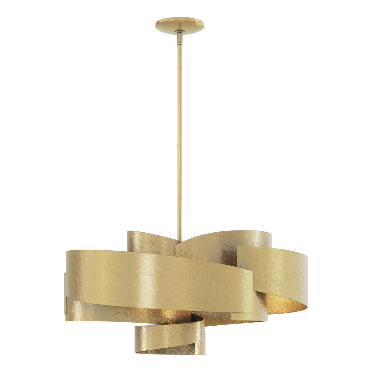 Hubbardton Forge 2025 Modern Brass Multi Zen Pendant