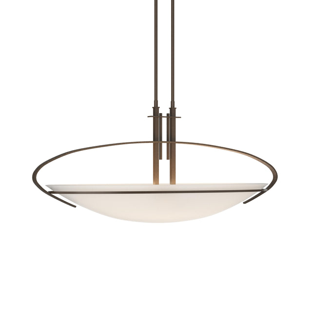 Hubbardton Forge 2004 Bronze Opal Glass (GG) Multi Mackintosh Pendant