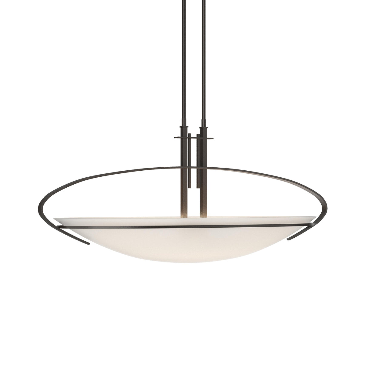 Hubbardton Forge 2004 Oil Rubbed Bronze Opal Glass (GG) Multi Mackintosh Pendant