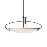Hubbardton Forge 2004 Oil Rubbed Bronze Opal Glass (GG) Multi Mackintosh Pendant
