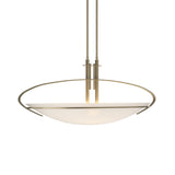 Hubbardton Forge 2004 Soft Gold Opal Glass (GG) Multi Mackintosh Pendant