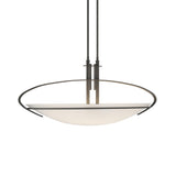 Hubbardton Forge 2004 Natural Iron Opal Glass (GG) Multi Mackintosh Pendant